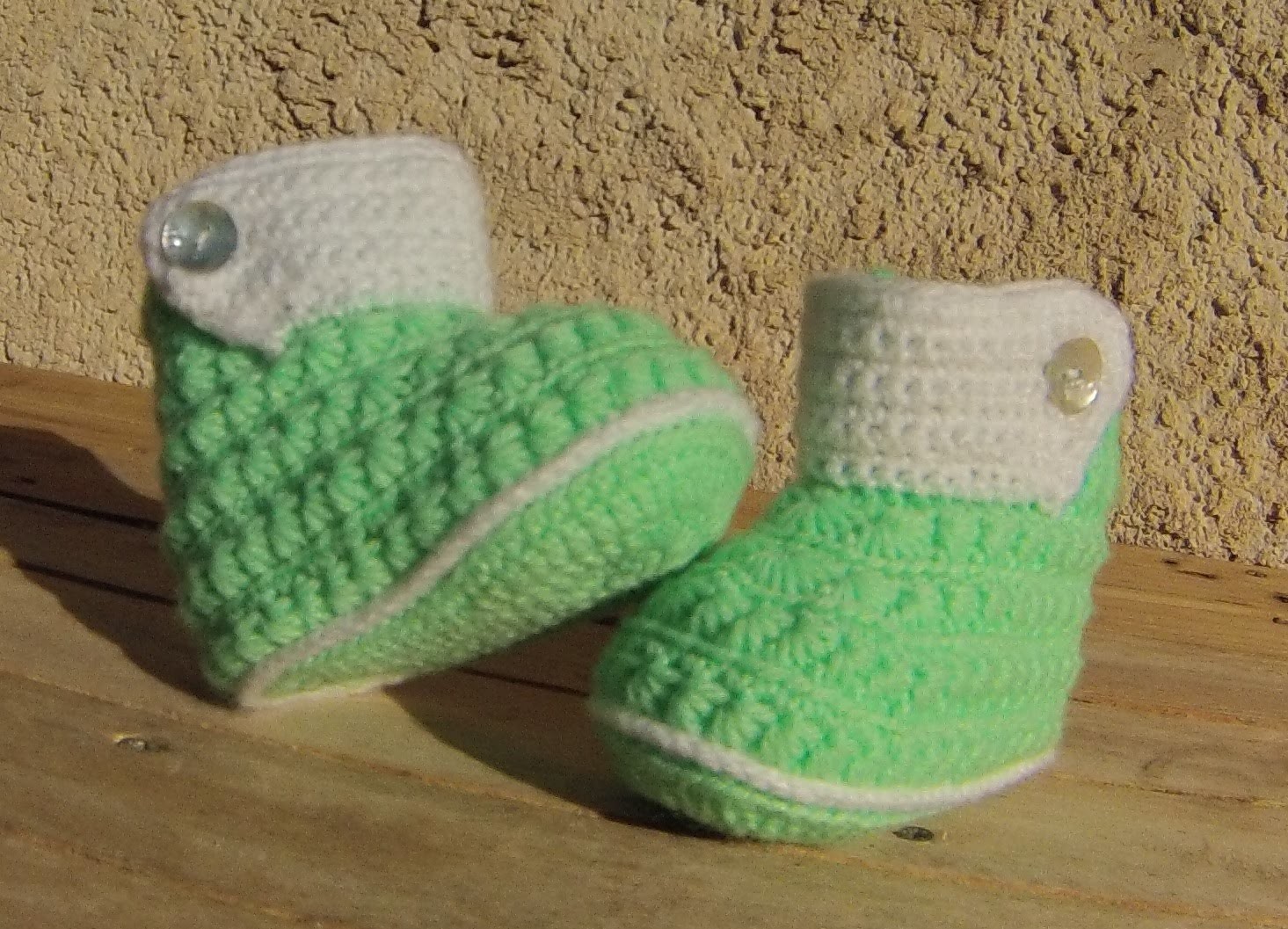 Chaussons bottines bébé crochet facile DIY. Botitas bebe crochet (partie3)