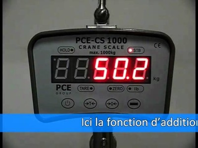 Crochet peseur PCE-CS 1000