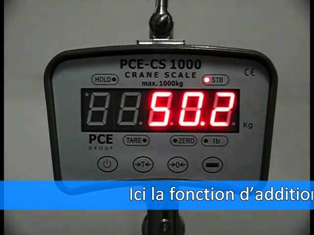 Crochet peseur PCE-CS 1000