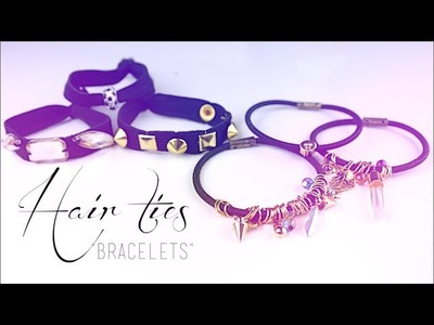 DIY - Cadeau fait-mains : Elastiques - Bracelets pour cheveux - Hair ties bracelets (english subs)