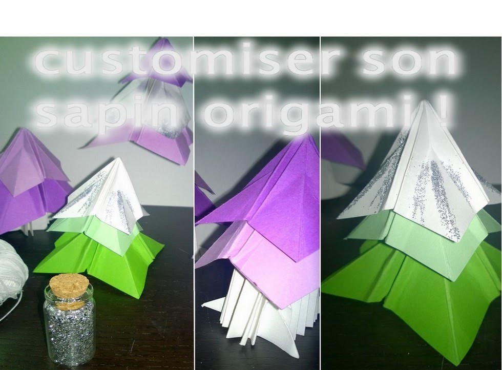 DIY sapin origami ! Déco de sapin de Noël #DOITMAS