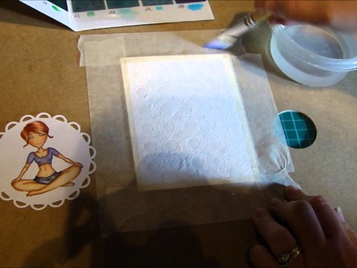 Fond aquarelle Karma Scrapbooking