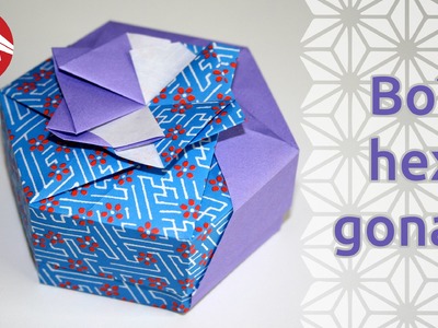 Origami - Boîte hexagonale de Tomoko Fuse - Hexagonal box [Senbazuru]