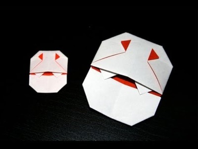 Origami Halloween - Mini Dracula [Senbazuru]