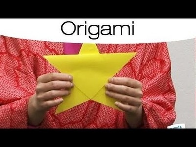 Réaliser une étoile de Noël en Origami