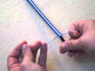 Tutoriel Bracelet tressé en suédine et chaîne strass SWAROVSKI ELEMENTS