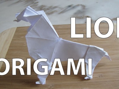Comment faire un lion origami