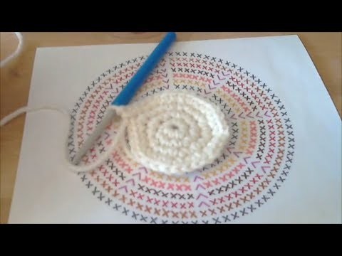 Cours de crochet N°31 - Comment Lire 1 Diagramme Rond - Faire 1 Rond Plat ?