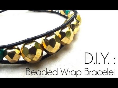 DIY : Comment faire un Bracelet tressé ? DIY Wrap beaded Bracelet