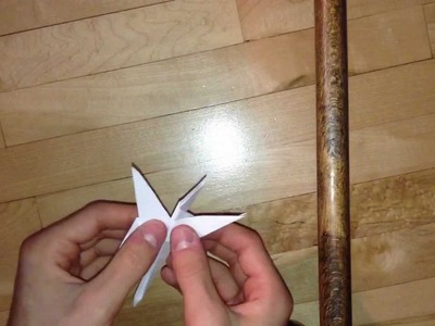 Faire une libellule en origami - Fabriquer insecte papier
