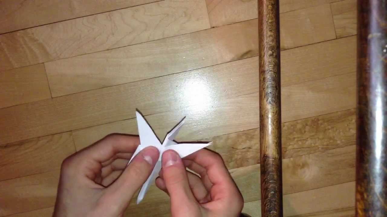 Faire une libellule en origami - Fabriquer insecte papier