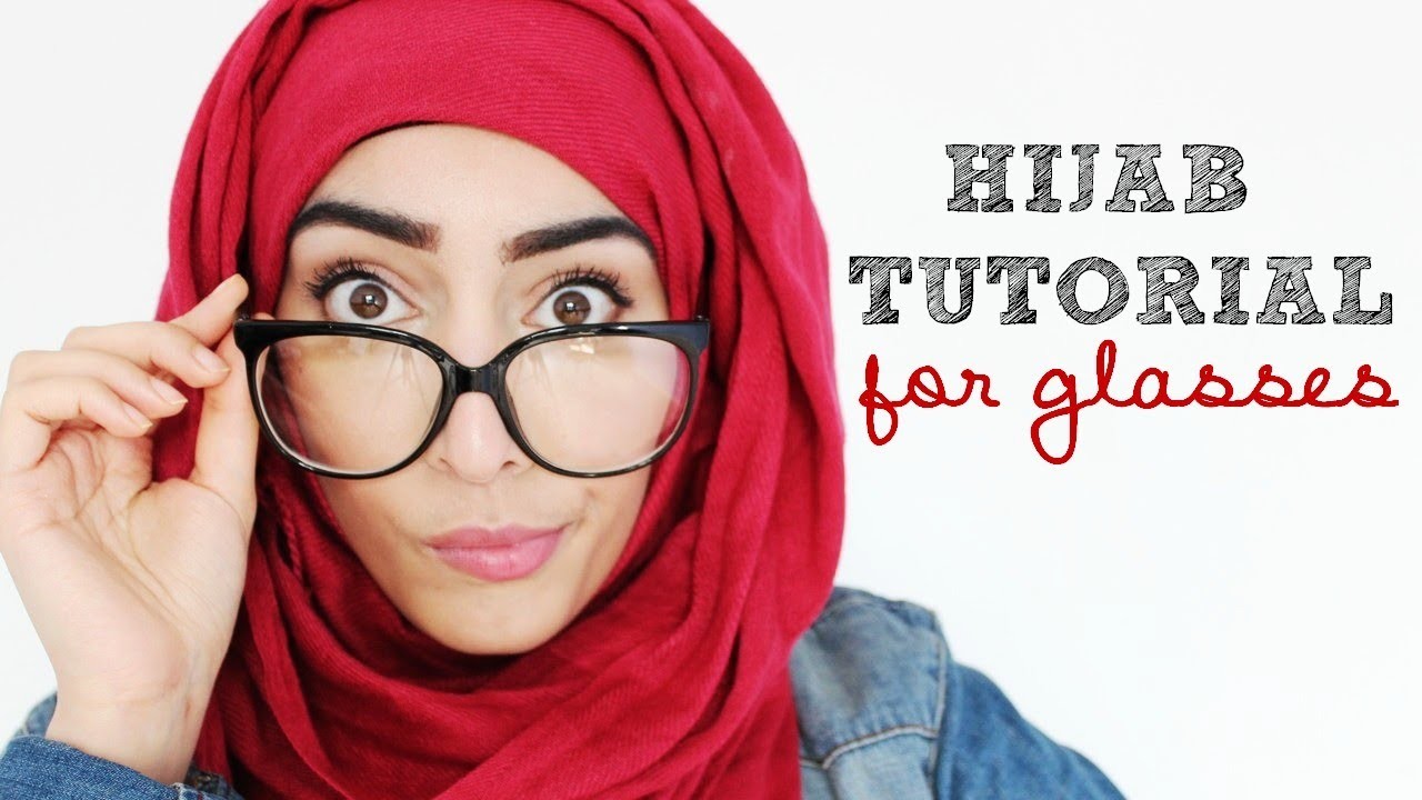 Hijab tutorial for glasses