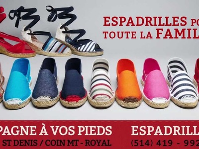 L'Espagne à vos pieds - Présentation des espadrilles traditionnelles a Montréal