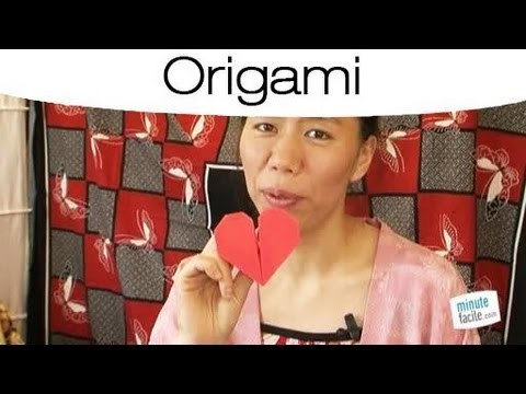 Origami : Faire un cœur avec du papier