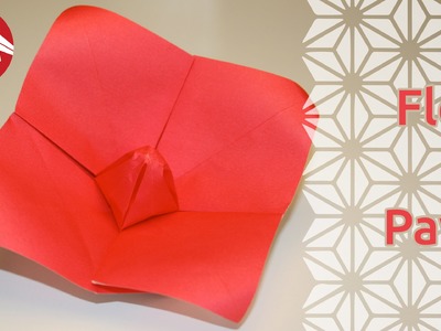 Origami - Fleur de Pavot - Poppy flower [Senbazuru]