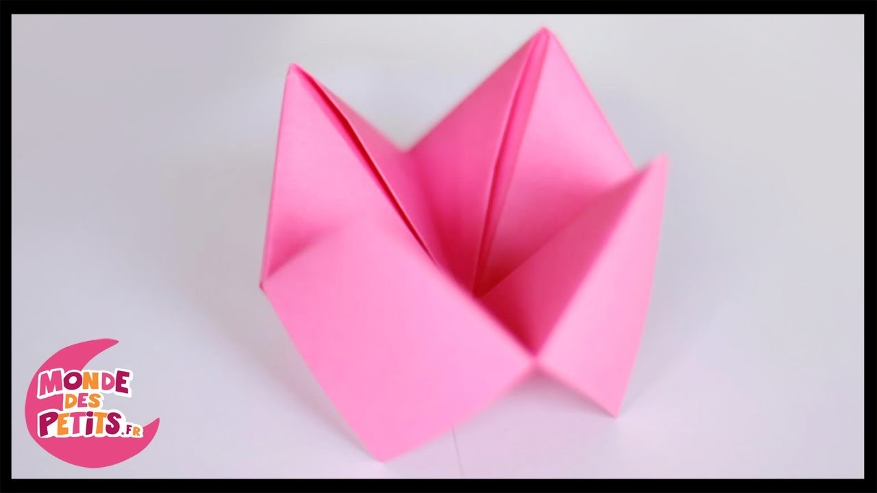 Origami: la salière en papier (ou le quizz de la cocotte)