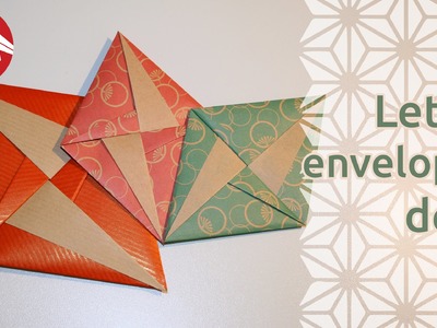 Origami - Lettre-enveloppe déco de Tomoko Fuse [Senbazuru]