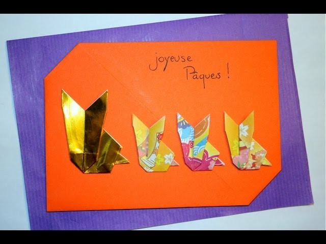 Origami - Lièvre - Hare [Senbazuru]