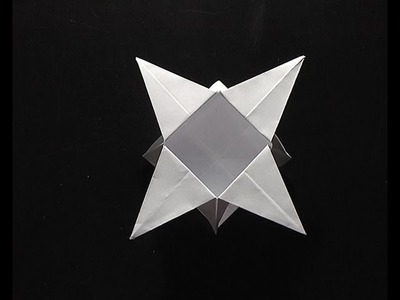 Origami pliage boite étoile