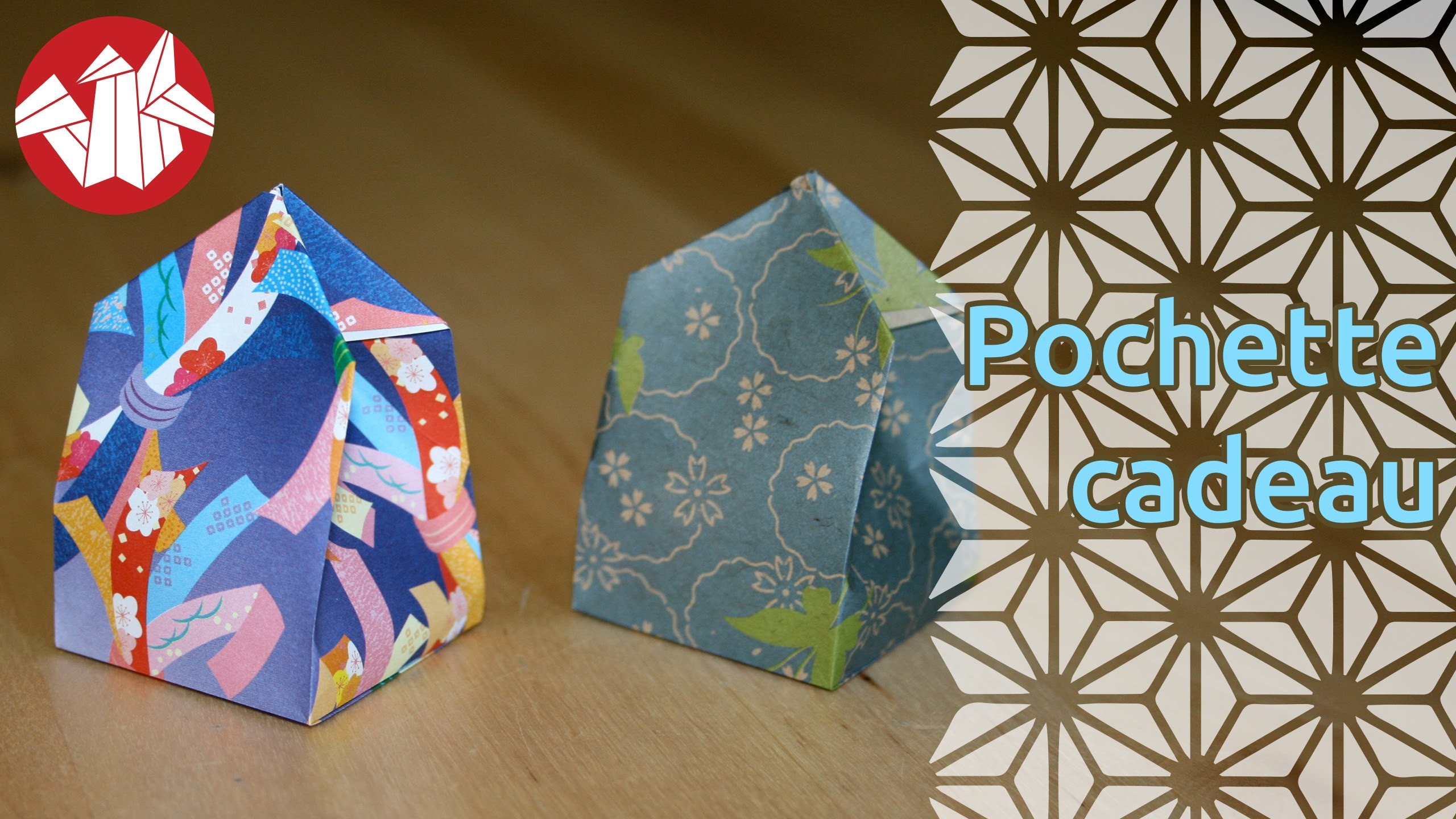 Origami - Pochette cadeau - Gift bag [Senbazuru]