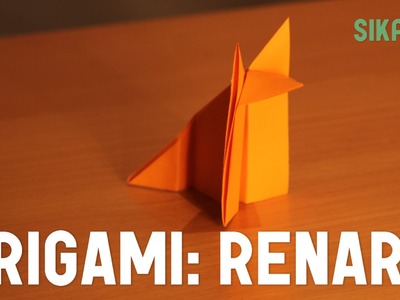 Origami : Renard en papier (facile) - HD