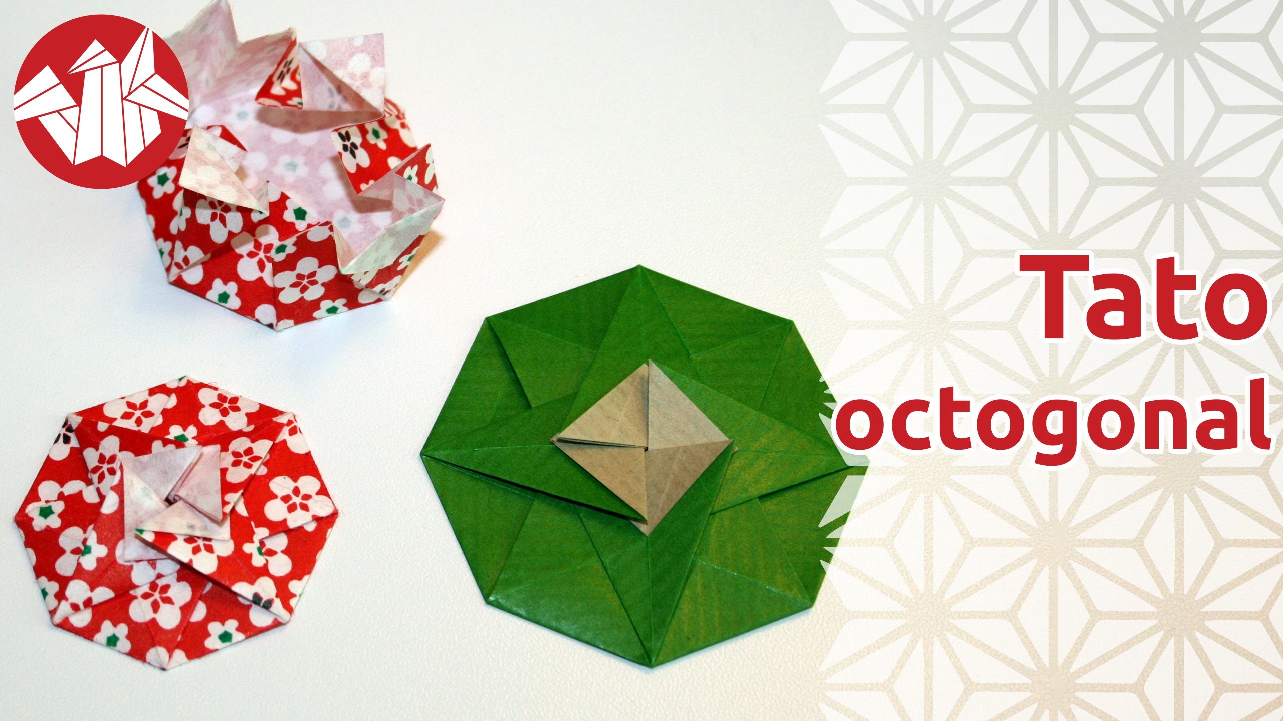 Origami - Tato octogonal [Senbazuru]