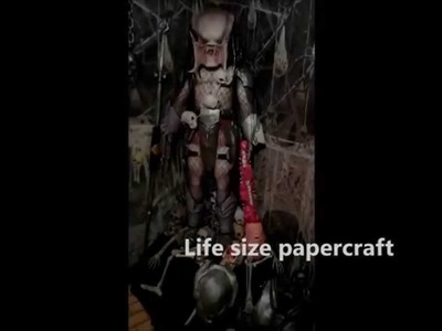 Papercraft  Predator Real Life Size 2014