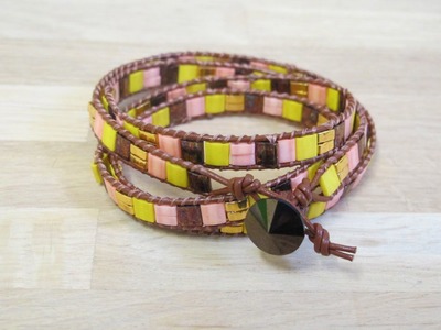 Perles & Co - DIY Bracelet Wrap en Tila Beads