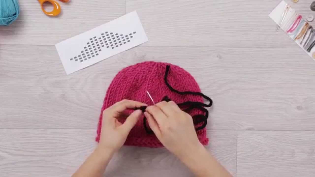 Phildar - « Au tricot - DIY » : Faire une broderie sur un tricot