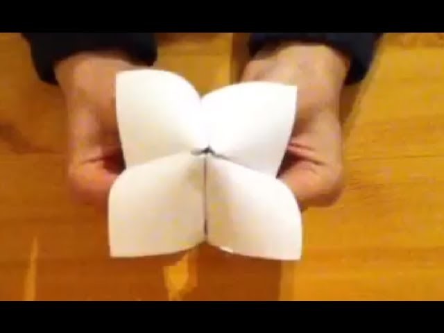 Réaliser une cocotte en papier - Faire un jeu en origami