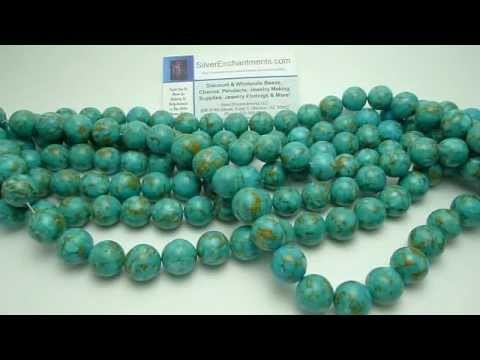 Mosaic Turtle Turquoise Beads - BD1706