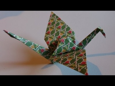 Origami ! La Grue Traditionelle.