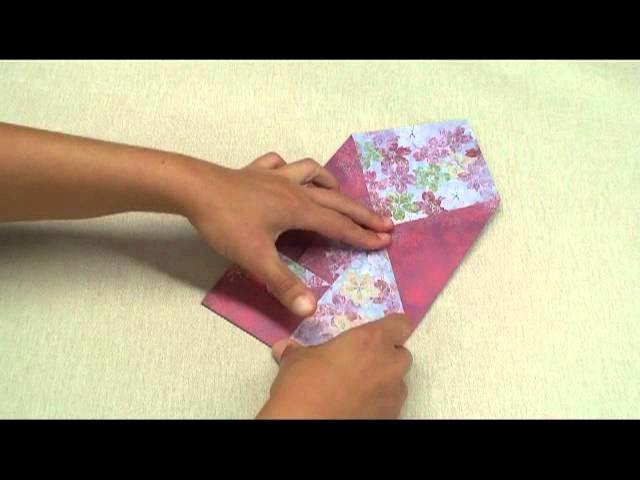 Pochette cadeau en origami