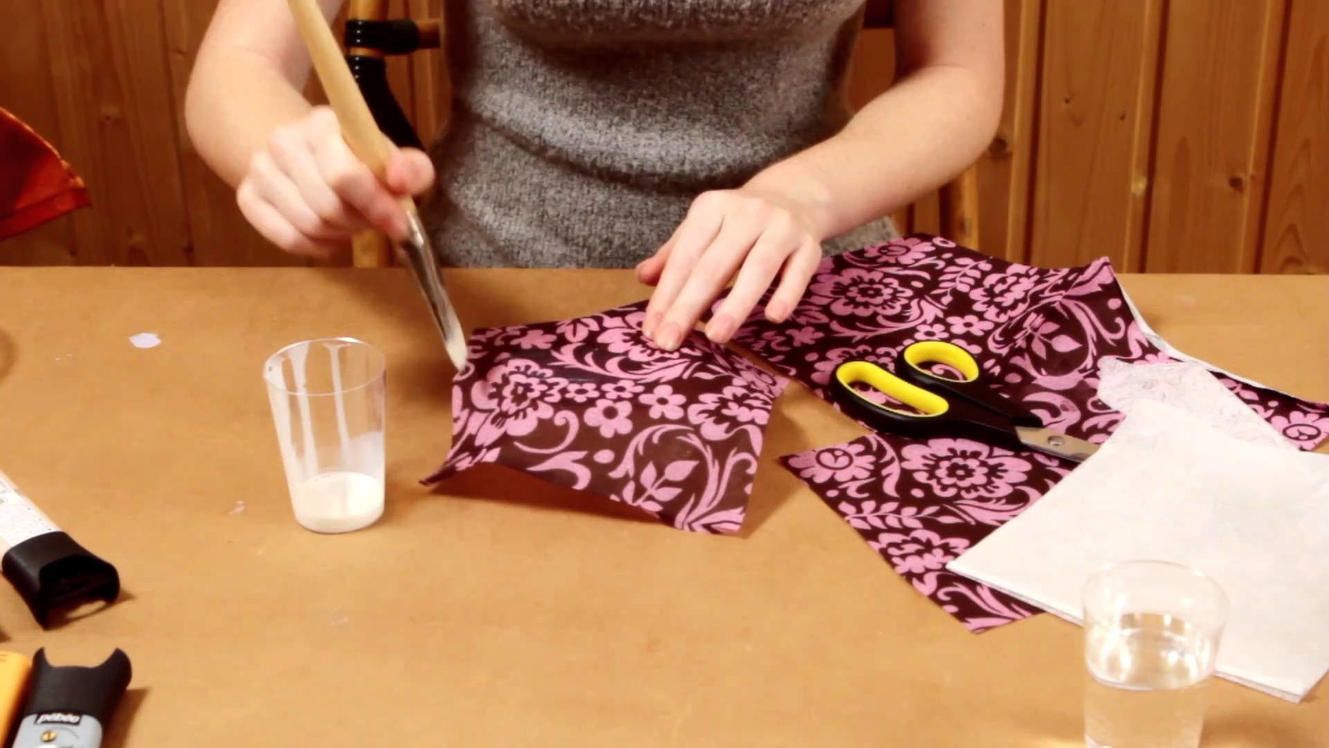 Technique de bricolage avec des serviettes