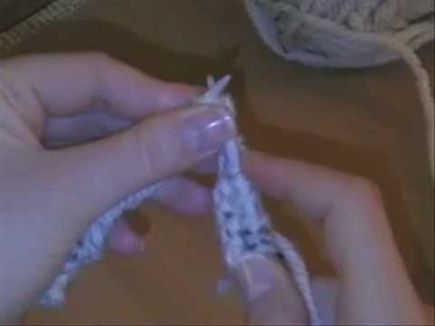Tricoter des mailles endroit. knit
