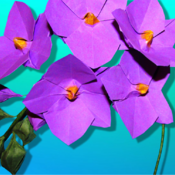 Orchidée d'origami en papier, meilleur cadeau et décoration