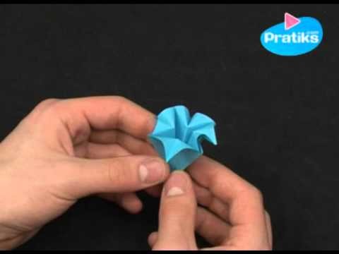 Origami : Comment faire une fleur en papier (facile)