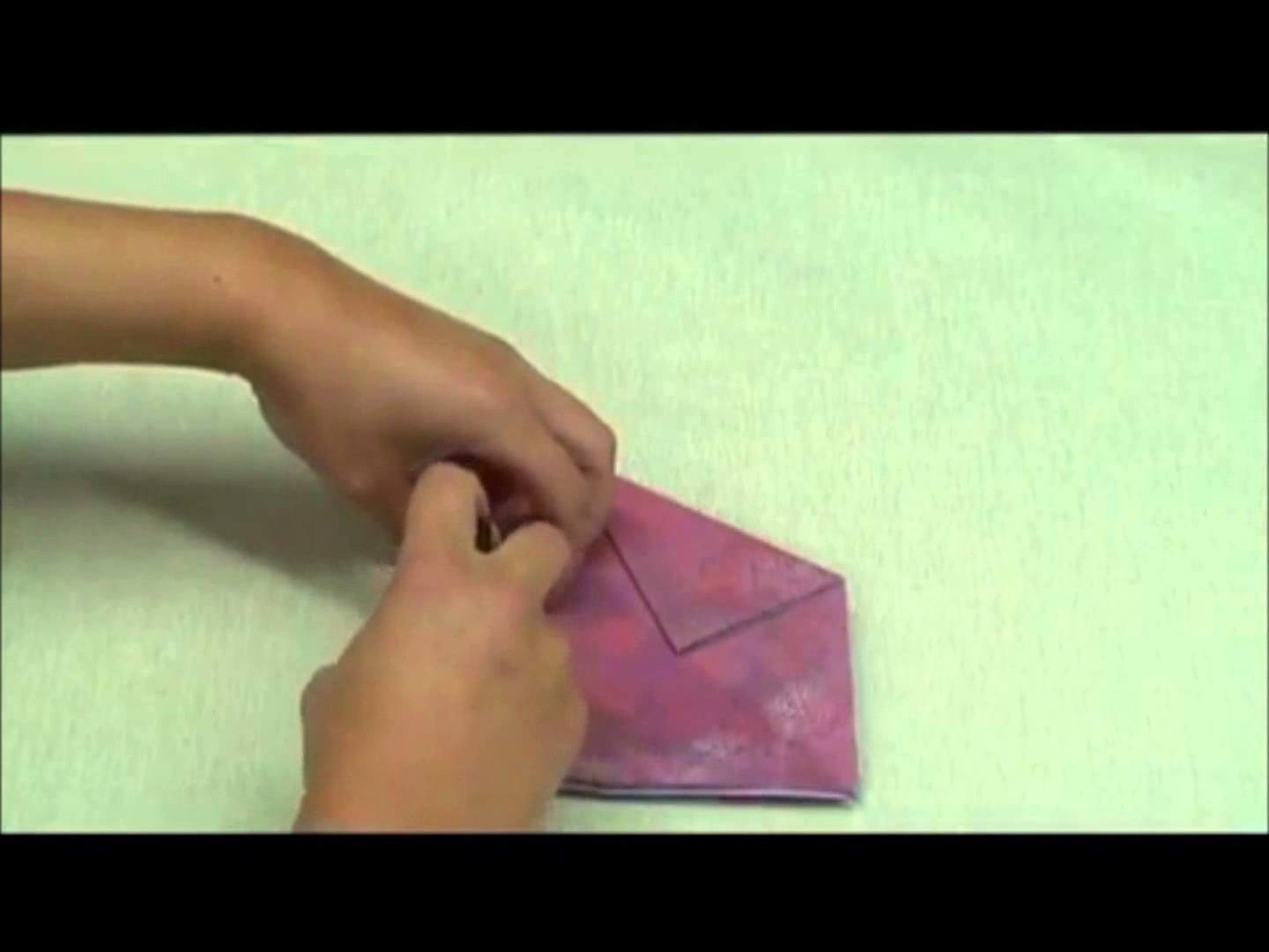 Réaliser un cache pot en origami