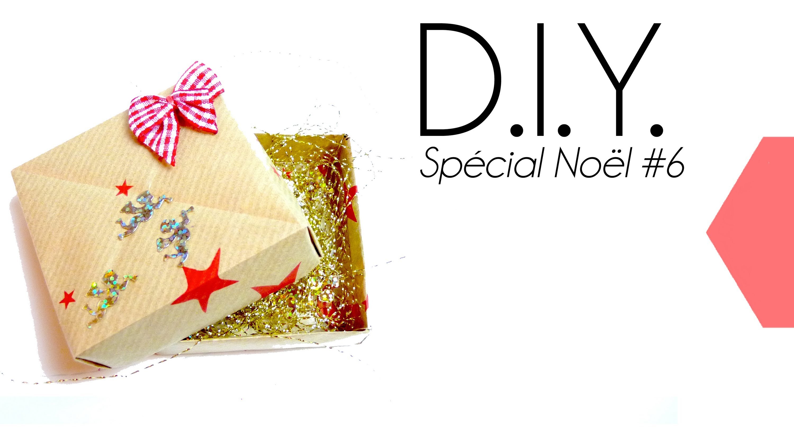 Tutoriel - DIY Special Noël #6 : Faire des paquets cadeaux originaux - Boite origami