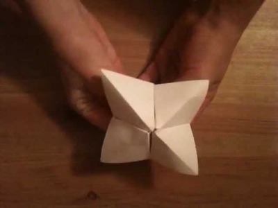 Faire un jeu en origami - Fabriquer une cocotte en papier