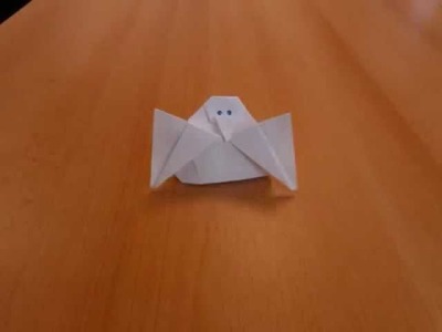 Origami du poussin dans son oeuf