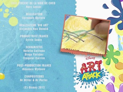 ART ATTACK - Décor 3D - Sur Disney Junior - VF