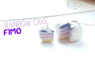 {D.I.Y.} - Le Rainbow Cake couleurs pastel | Rainbow cake in polymer clay