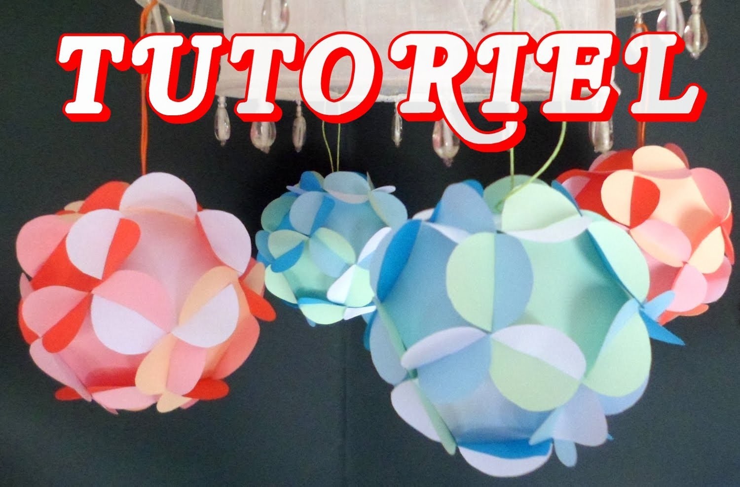 Ball Paper 3D (Boule avec des fleurs en papier) HD