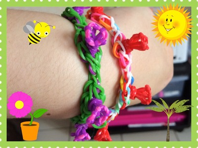 Loom #13 Bracelet Morning Glory (En Fraçais)(Rainbow Loom)