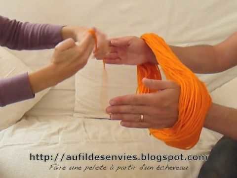 Apprendre à tricoter : Comment faire une pelote à partir d'un écheveau