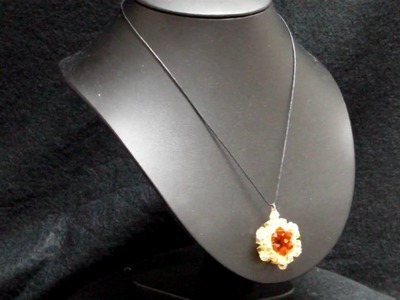 Collier FLEUR JAUNE - myperla.com