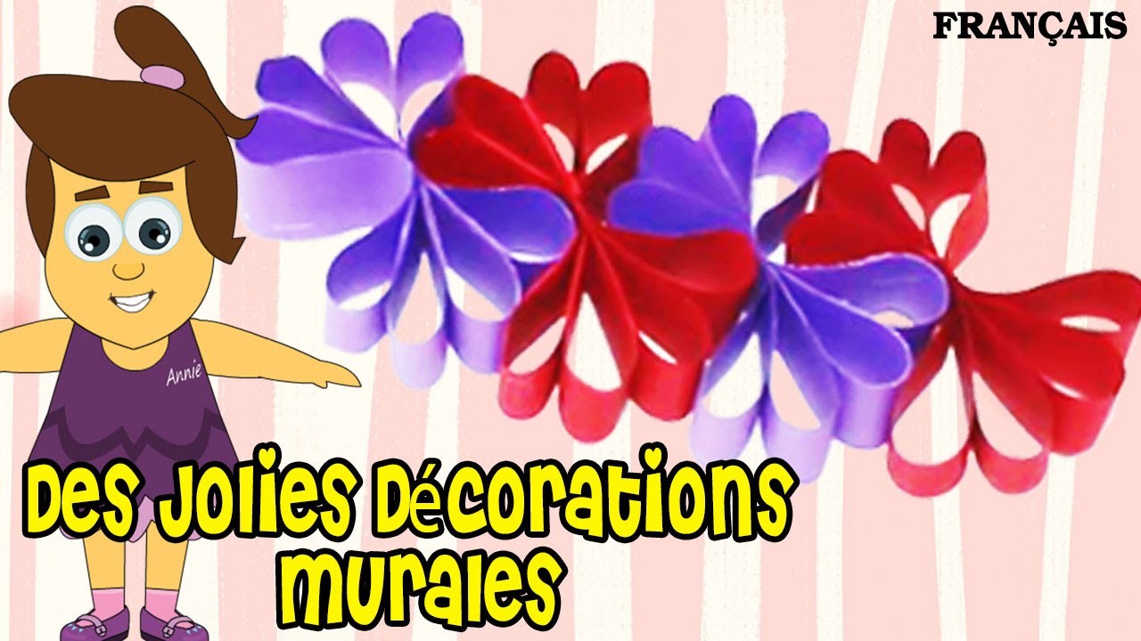 Comment Faire Des Jolies Décorations Murales | How to Make Paper Wall Art | DIY French Arts & Crafts