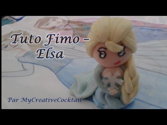 Tuto Fimo - Elsa. Polymer Clay Tutorial - Elsa (Frozen)