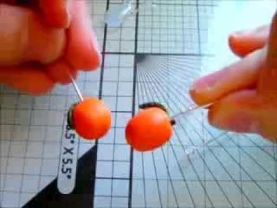 Tutoriel Abricot en Fimo - Polymer Clay Apricot Tutorial